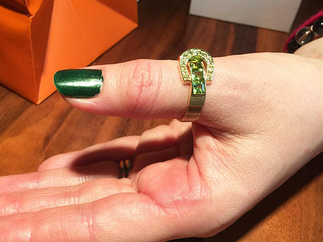 【Bespoke】Echo of a Gallop – Peridot Ring ― 駆け抜ける音の余韻 ―